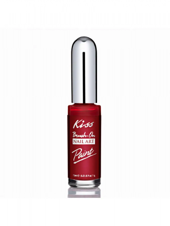 Краска для дизайна ногтей Красная Kiss Nail Paint Red PA04, 7,5 мл